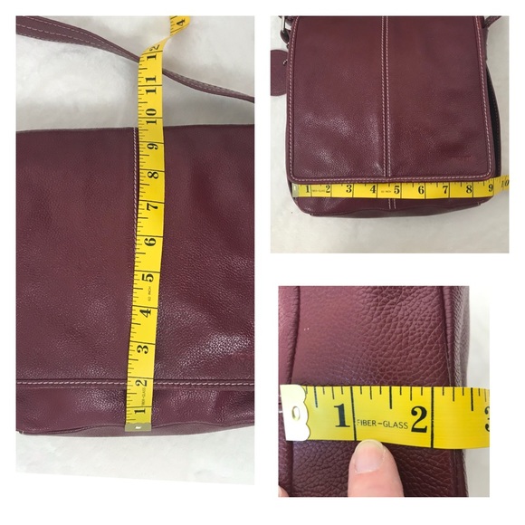 Picard German Leather Crossbody Bag Red - Picture 7 of 8